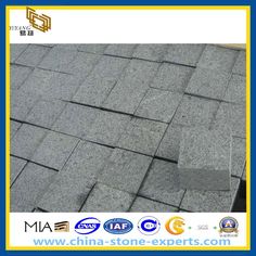 gray granite roof tiles with different colors and sizes