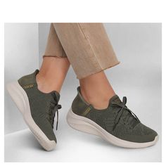 Shop our huge selection of the latest styles and brands at Peltz Shoes. Whether you're looking for everyday comfort, sneakers, sandals, work boots, or dress shoes we have you covered. Olive Style, Summer Clearance Sale, Vegan Style, Skechers Memory Foam, Vegan Sneakers, Sneaker Lovers, High Fashion Outfits, Wide Shoes, Vegan Fashion