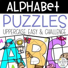 alphabet puzzles for uppercase and lowercase letters