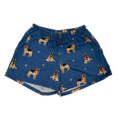 E&S Pets Shorts are a great way to show off your best furry friend. They are super comfy, include side pockets and a drawstring for maximum quality.! If you love your pet you owe it to yourself to own a pair of these shorts. Here at E&S we pride ourselves in offering only the best quality gifts for you and all your pet-loving family. Features: Side pockets Drawstring Includes: 1 pair of Pajama Shorts Intended For: People Color: Color varies Material: Cotton/Polyester Blend Care Instructions: Mac Dream Boutique, German Shepherd Gifts, Shorts Fits, Pj Shorts, Drawstring Waist Shorts, German Shepherd Dog, Novelty Socks, Lounge Shorts, The Dogs