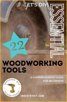 the cover of woodworking tools for beginners