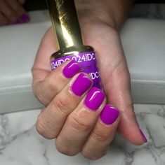 Dnd Purple, Essie Polish, Gel Mani, Short Acrylic Nails Designs, Fabulous Nails, Short Acrylic Nails, Purple Nails