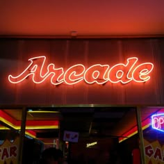 Orange Arcade Aesthetic, 80s Red Aesthetic, Vintage Arcade Aesthetic, 80s Aesthetic Neon, 80s Neon Aesthetic, Max Mayfield Aesthetic, Arcade Sign, 80s Aesthetic Retro, Neon Arcade