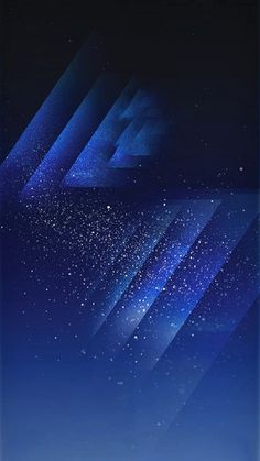 an abstract blue background with stars and lines