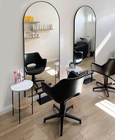 the salon is clean and ready for customers to use