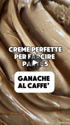 a close up of some food with the words creme perfecte per farcire parte 3