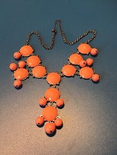 VTG Necklace Bib Statement Orange&Peach Dangle Lucite Composite  | eBay Antique Jewelry Necklace, Vintage Watches, Antique Jewelry, Vintage Antiques, Jewelry Necklace Pendant, Jewelry Watches, Jewelry Necklaces, Composition, Gift Card