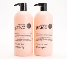 philosophy's newly upgraded hydrating shower gel is formulated with a unique complex all while keeping the gigantic philosophy bubbles everyone loves. The ultra-creamy gel cleanses while moisturizing dry skin. And with this super-size duo, you can give one to a friend and keep one for yourself!  How do I use it: Apply all over wet body. Massage throughout wet hair and scalp. For a relaxing bubble bath, drizzle under running water, then soak.  From philosophy. Delivery Plan, Relaxing Bubble Bath, Philosophy Beauty, Fragrance Finder, Musk Scent, Grace Love, Bath Soap, Moisturizer For Dry Skin, Running Water