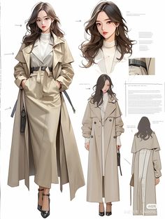 an image of a woman in trench coat