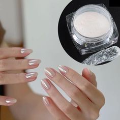 WHITE CHROME POWDER, Pearl Nail Pigment Art Crystal Shiny Dust Finish Nails Decoration Polish This is a high quality platinum chrome pearl nail pigment,  with excellent colour adhesion.   It's warm white, appears a intense high shine  under the light, Hailey bieber nail style! Weight: 0.1g, Come with applicator Please be careful when you open the container. Item purpose: Nail art, DIY crafts/ make up How to use: 1.    Apply base coat,color, and uv top coat. 2.    Use the applicator to pick the powder and apply it onto your nails. 3.    Repeat the step until you're satisfied with the effect. 4.    Seal it with a uv top coat. Many other styles of nail stickers and charms are available in the shop. Please click below to find our other products: https://www.etsy.com/shop/DREAMONSSTUDIO?ref=sea White Chrome Powder, White Chrome Nails, Pearl Nail, Aurora Nails, Chrome Nail Powder, Chrome Nails Designs, Chrome Nail, White Chrome, Chrome Powder