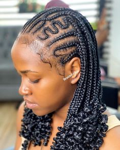 All Back Hairstyle, Straight Up Hairstyles, Straight Back Braids, Half Cornrows, Straight Back Cornrows, Latest Hair Braids, Back Braid