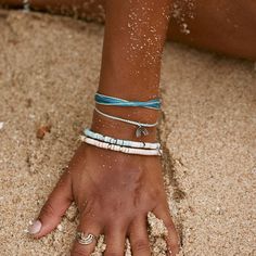 It’s the bracelet that started it all. Each one is handmade, waterproof and totally unique—in fact, the more you wear it, the cooler it looks. Grab yours today to feel the Pura Vida vibes. Minimalist Turquoise Bracelets For Beach, Minimalist Handmade Bracelets For Beach, Adjustable Beachy Beaded Bracelets For Everyday, Everyday Adjustable Ocean-inspired Jewelry, Adjustable Ocean-inspired Jewelry For Everyday, Adjustable Ocean-inspired Everyday Jewelry, Minimalist Blue Bracelets For Summer, Minimalist Blue Bracelet For Summer, Blue Summer Friendship Bracelets