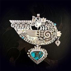 sterling silver and gemstone handmade jewelry. turquoise. boho. indie. unique. pendant. Mended Heart, Tell Me A Story, Drop Of Water, Peace Signs, Jewelry Turquoise, Turquoise Boho, Friendship Bracelets Diy, Wax Casting