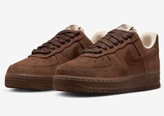 Brand new in box and never worn (deadstock). Ships out same day if purchased by 11am Central Time Monday-Friday! Brown Nike Air Force 1 Shoes For Streetwear, Brown Nike Air Force 1 Lace-up, Casual Brown Nike Air Force 1, Nike Air Force 1 Brown Lace-up, Casual Brown Nike Air Force 1 For Streetwear, Brown Lace-up Nike Air Force 1, Brown Nike Air Force 1 With Cushioned Footbed, Brown Nike Air Force 1 Sneakers, Brown Nike Air Force 1 Lace-up With Cushioned Footbed