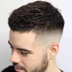 Men Locs, Crew Cut Hair, Very Short Hair Men, Crew Cut Haircut, Men Fade Haircut Short, Short Hair With Beard, Short Fade Haircut, Gents Hair Style, Pompadour Hairstyle