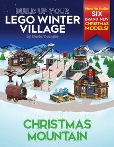 the build your lego winter village christmas mountain is featured in this ad for toys r us