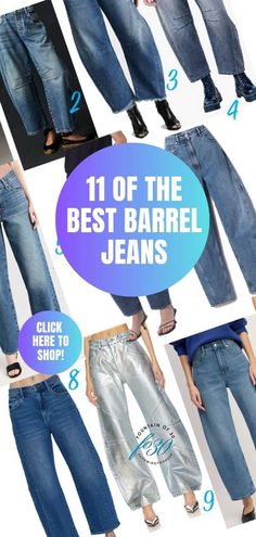 The Best Barrel Jeans for Women Over 50 and How to Style Them - fountainof30.com Barrel Jeans Outfit Spring, Barrel Jeans Outfit Summer, How To Wear Barrel Jeans, Barrel Leg Jeans Outfit, Style Inspiration Petite, Barrel Leg Jeans