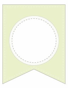 a blank paper with a white circle on the center and a dotted line around it