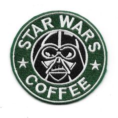 a star wars coffee patch with the words,'star wars coffee'on it