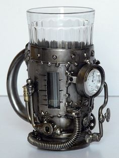 Steampunk Steampunk Coffee, Steampunk Mode, Steampunk Crafts, Art Steampunk, Steampunk Industrial, Steampunk Ideas