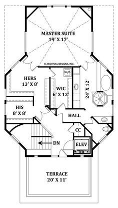 Balleroy third floor, floor plan Primary Ensuite, Circular Dining Room, Cool House Plans, Grand Room, Decorative Pillars, Narrow House Plans, Unique House Plans, Cape Cod Style House, Mechanical Room