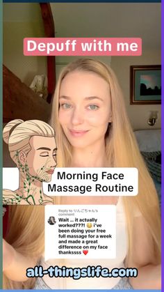 Rejuvenate your mornings with face yoga! Discover how to naturally depuff your face and reveal a revitalized, refreshed glow. Credit @ anastasiabeautyfascia #FaceYoga #MorningRoutine #Skincare #BeautyTips #NaturalBeauty #DepuffYourFace #RefreshedLook #HealthySkin #GlowingSkin #SelfCareRoutine #WellnessJourney #SelfCare #HealthyLifestyle #MindfulMornings #BeautyRoutine Face Massage Routine, De Puffing Face Massage, Face Massage For Puffy Face, Depuff Face Massage, How To Reduce Puffy Face, Face Depuffing Exercise, Morning Face Yoga, Face Puffiness Remedies, How To Depuff Face