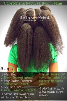 Stretching Natural Hair, Styling Videos, Hair Without Heat, Healthy Natural Hair Growth, Hairstyles Diy, Hair Care Growth, Natural Hair Care Tips, Beauty Content, Natural Hairstyles For Kids