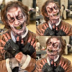 Burn Victim Makeup, Haunted House Makeup Ideas, Haunt Makeup, Haunted House Makeup, Creepy Makeup, Prosthetic Makeup, Zombie Makeup, Graphic Makeup, Special Fx Makeup