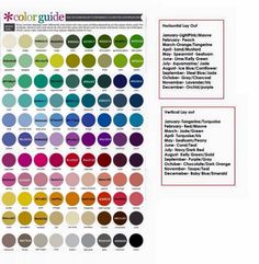 the color guide for all kinds of paints