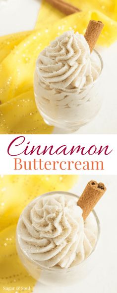 cinnamon buttercream is an easy dessert that's ready in under 30 minutes