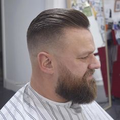 Undercut With Beard, Beard Images, Beard Fade, Quiff Hairstyles, Great Beards