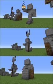 several different views of the same object in minecraft