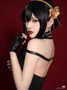 Cosplay Photoshoot, Yor Forger, Cute Cosplay, Cosplay Makeup, Anime Crossover, Photography Portrait