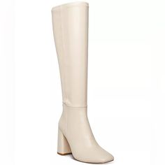 Stretching Into Sleek Shape, Madden Girl's Winslow Square-Toe Boots Stride Atop Smart Block Heels. 3-1/2" Block Heel Shaft Height: 14-3/8"; Circumference: 13-1/2"; Measured On A Size 6 Square-Toe Boots With Partial Side Zipper Closure Runs True To Size; Order Your Normal Size Note: Shaft Height And Circumference Vary By Size. Velvet Knee High Boots, Girls Chelsea Boots, Madden Girl Boots, Girls Black Boots, Madden Girl Heels, Heel Stretch, 2 Block, Sparkly Heels, Square Toe Boots