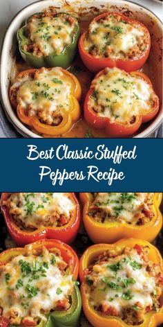 the best classic stuffed peppers recipe