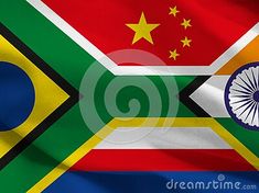 the flag of brazil and south africa