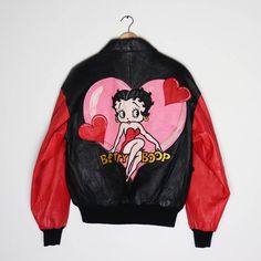 Betty Boop Accesorios, E Girl Hair, Gift Wishlist, Birthday Trip, Fashion Aesthetics, Just Style, Vintage Leather Jacket