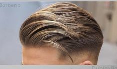 Undercut Medium Hair Men, Short Curly Blonde Hair Men, Mens Undercut Hairstyles Medium, British Haircut Men, Tapered Fade Men, Mens Comb Over Fade, Men Hair Highlights Ideas, Swept Back Hair Men, Messy Slick Back Hair Men