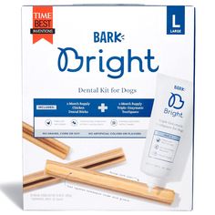 BARK Bright Large Dental Kit for Dogs, 26.29 oz., Count of 30 Dog Toothpaste, Wire Dog Crates, Salmon And Rice, Purina Pro Plan, Dog Dental, Pet Stores, Sensitive Stomach, Dog Teeth, Dry Dog Food