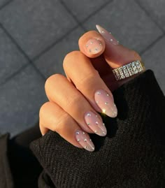 Dance Nails, Nye Nails, New Years Nail Designs, Unghie Nail Art, Nail Art Wedding, Round Nails, New Year's Nails, Bridal Nails