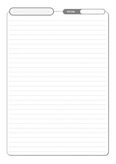 a blank paper with lines on it