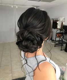 Low Bun Wedding Hair, Low Updo, Formal Hairstyles For Long Hair, Quinceanera Hairstyles, Simple Wedding Hairstyles, Quince Hairstyles