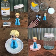 the process of making frozen water dolls