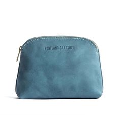 Aqua*Classic | Compact leather pouch with top zipper Luna Bag, Classic Fits, Almost Perfect, Bag Cute, To The Moon And Back, To The Moon, Leather Goods, Compact Design, You Bag