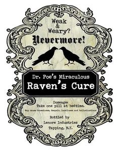 an advertisement for raven's curse with two birds on it