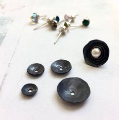 Black Ear Jackets, Sterling Silver Ear Jackets, Ear Jacket Earrings, Earring Jacket, Black Ear Jacke Earring Jacket, Jacket Earrings, Ear Jacket Earring, Earring Jackets, Ear Jacket, Gemstone Stud Earrings, Gemstone Studs, Pearl Stud Earrings, Light Weight Earrings