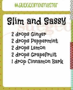 Doterra Slim And Sassy, Essential Oil Roller Bottle Recipes, Slim And Sassy, Eo Blends, Essential Oil Usage