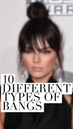 Different Types Of Bangs, Types Of Bangs, Bangs Tutorial, Bangs For Round Face, How To Cut Bangs, Bangs Hairstyles, Bangs With Medium Hair, Healthy Hair Tips, How To Style Bangs