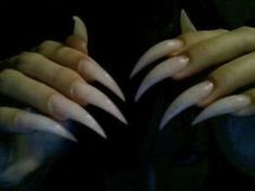 Cat Claw Nails, Vampire Nails, Gothic Nails, Claw Nails, Goth Nails, Crazy Nails, Dream Nails