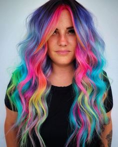 Vivid Hair, Hair Color Crazy, Bright Hair, Fun Hair, Hair Dye Colors